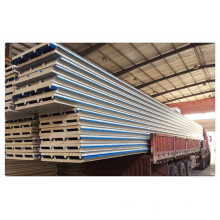 50mm 75mm Composite PU Roof Wall Sandwich Panel Building Material